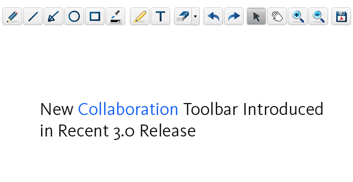 New Collaboration Toolbar Introduced in Recent 3.0 Release